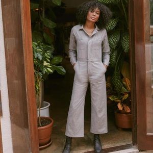 Christy Dawn NWOT Grey Pearl Jumpsuit